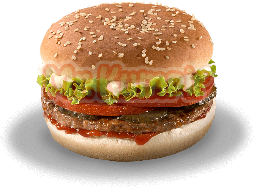 Hamburger - Double Grilled Chicken Burger (1000x1000), Png Download