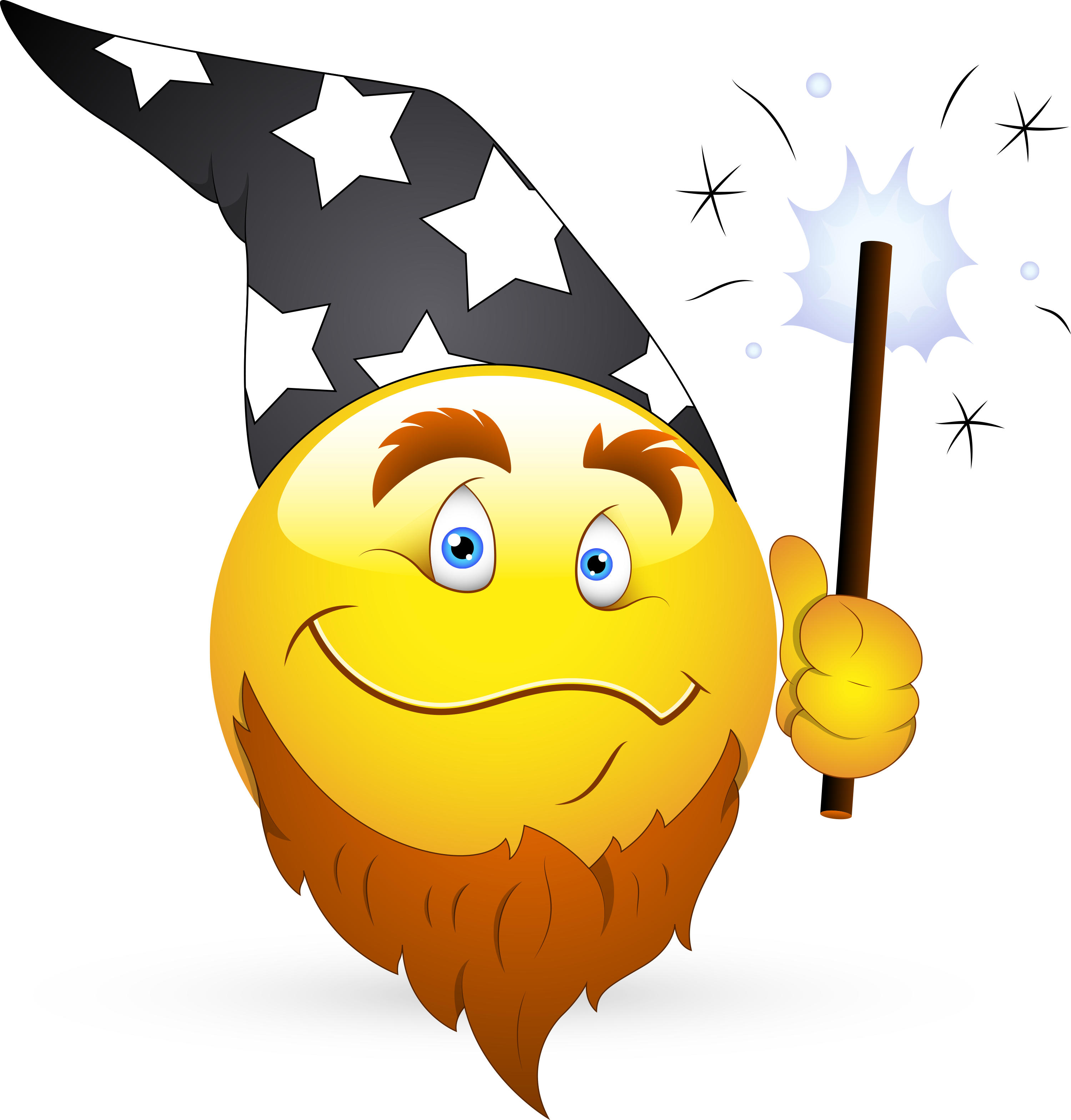 The Wp Guru - Wizard Magician Emoji (3000x3138), Png Download