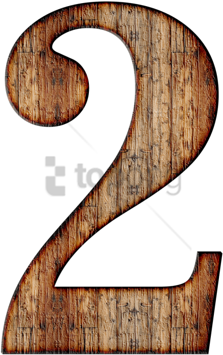 Free Png Wooden Number 2 Png Image With Transparent - Number 2 Wood Png (480x759), Png Download