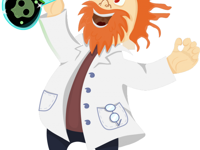 Scientist Clipart Mad Scientist - Scientist Cartoon Png (640x480), Png Download