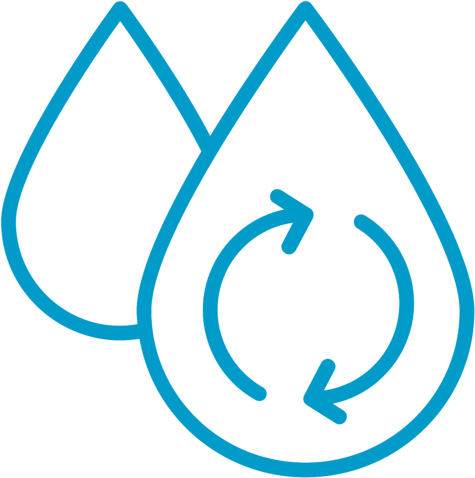Noun Water Recycle 2031532 009bc9 (1000x1000), Png Download