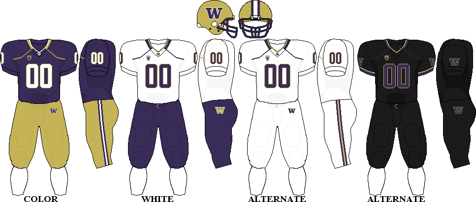 Washington Huskies Football Team Uniforms - Washington State Cougars Uniforms (967x412), Png Download