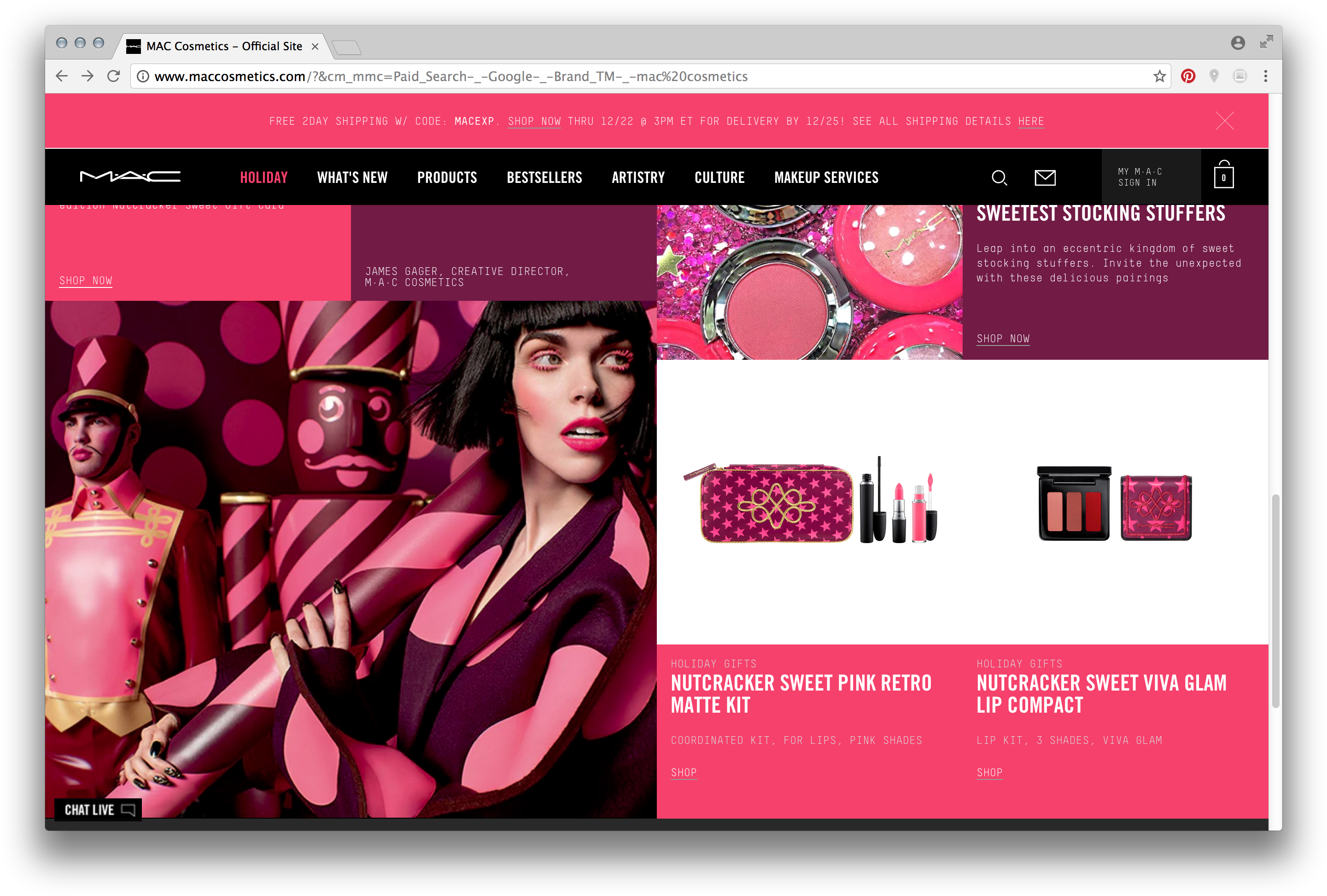 Mac Cosmetics Holiday - Mac 胡桃 鉗 (2914x1976), Png Download