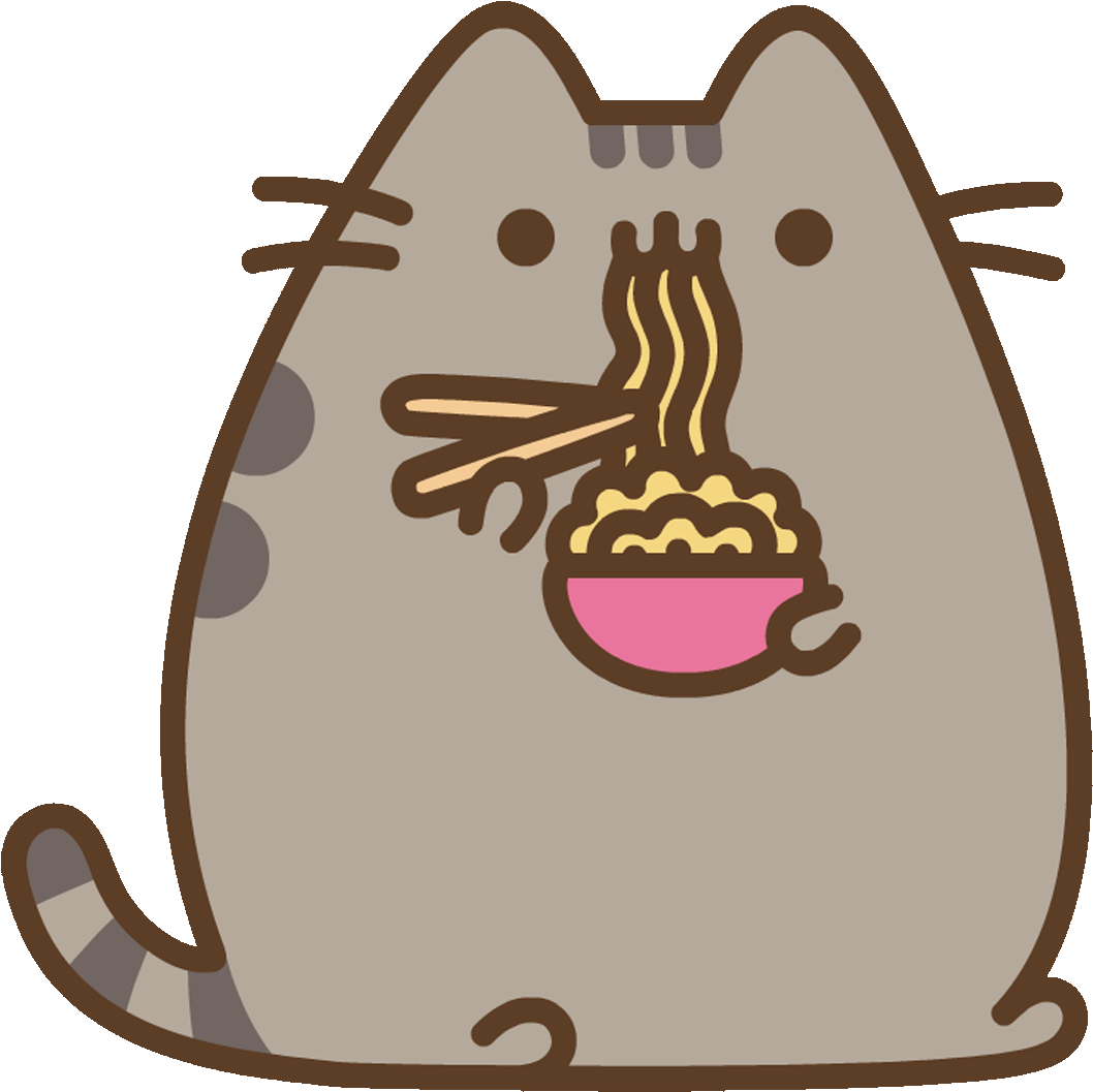 Download Hd Hungry Cat Sticker By Pusheen Clipart Png Download Pusheen Ice Cream Gif Transparent Png Image Nicepng Com