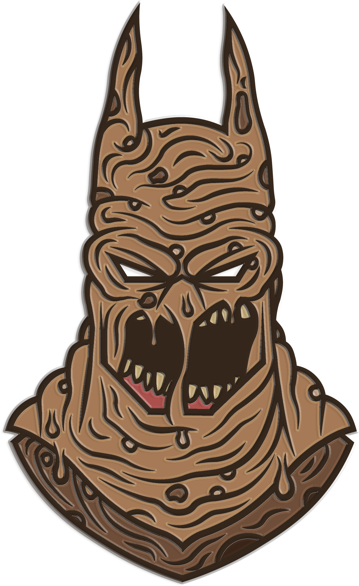 Image Of The Batman Villains Series - Illustration (2835x2835), Png Download