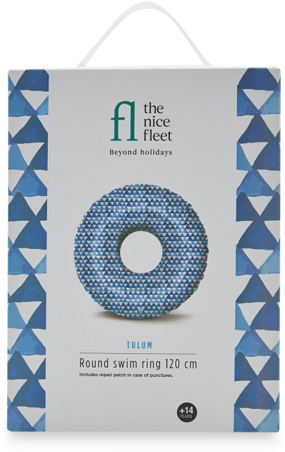 Blue Tulum Large Float - Circle (700x700), Png Download