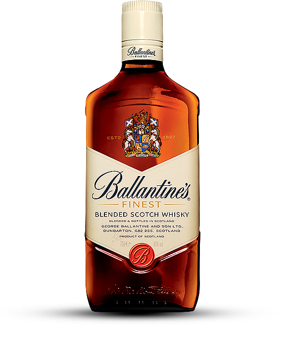 Butelka Whisky Ballantine's Finest - Ballantines Scotch Whisky 700ml (585x729), Png Download