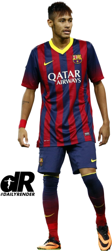 Barcelona Fc Neymar Png (532x1024), Png Download