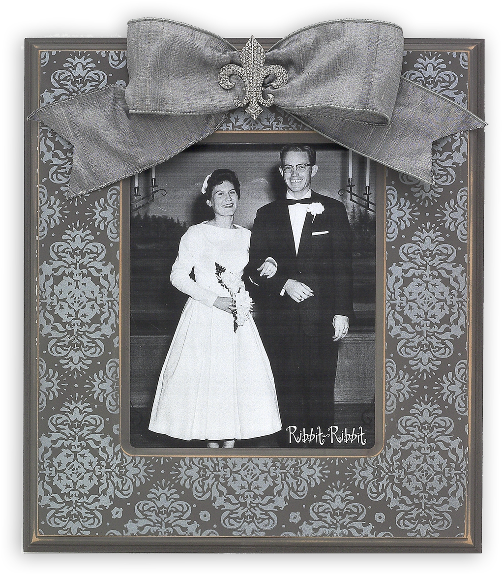 Silver Brocade Flannel 8×10 - Picture Frame (1280x1280), Png Download