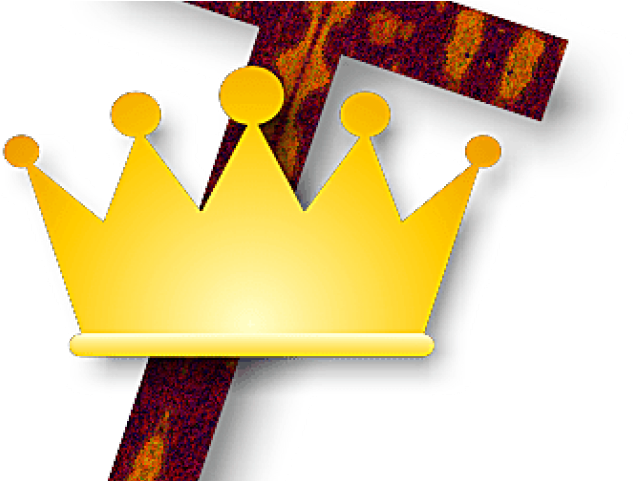 Crown And Cross (640x480), Png Download