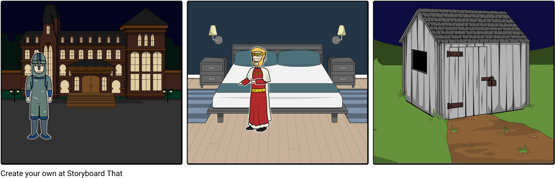 Death Of King Hamlet - Cartoon (1164x385), Png Download