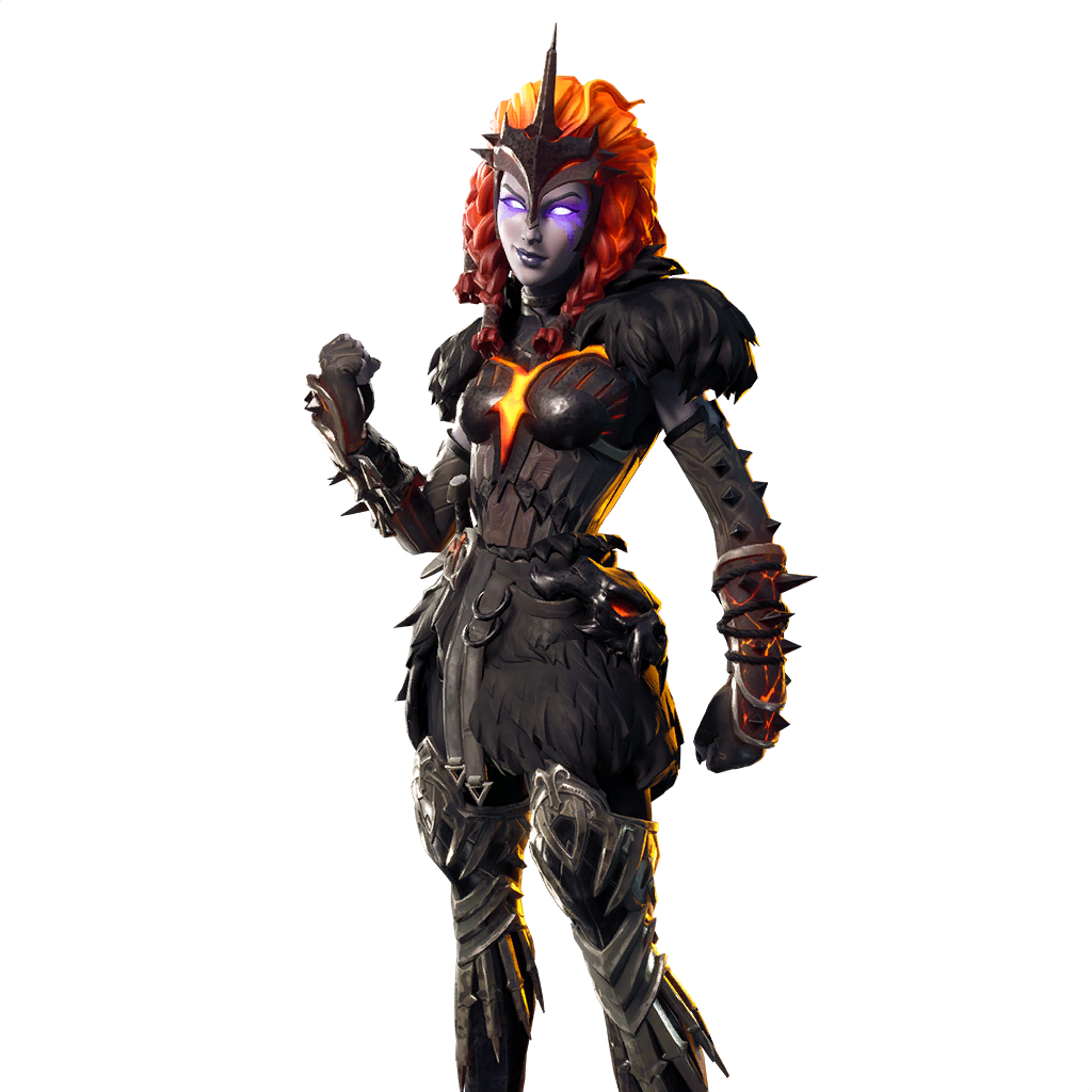 Molten Valkyrie - Fortnite Valkyrae Skin (1024x1024), Png Download