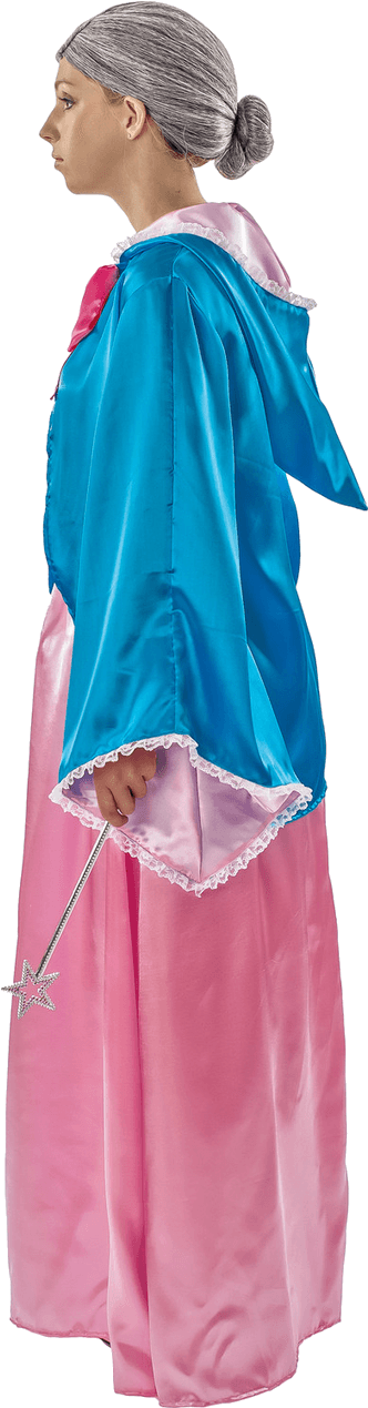Adult Magical Fairy Godmother Fancy Dress Costume - Velvet (800x1268), Png Download
