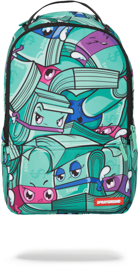Sprayground - Sprayground Bookbag Money Moji (802x1023), Png Download