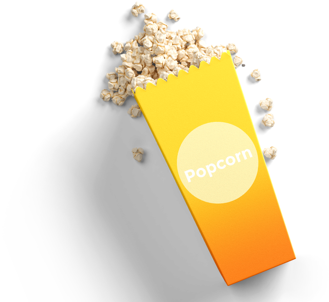 Popcorn - Graphic Design (710x630), Png Download