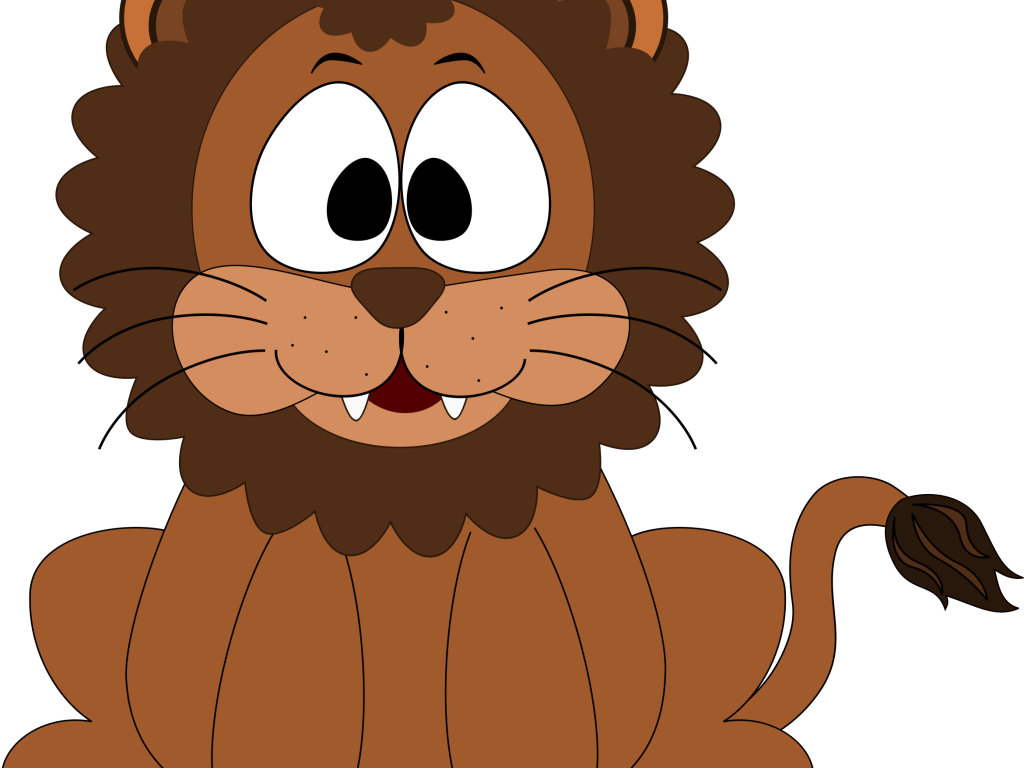 Lion Cartoon - Big Hairy Audacious Goal Png (1024x768), Png Download