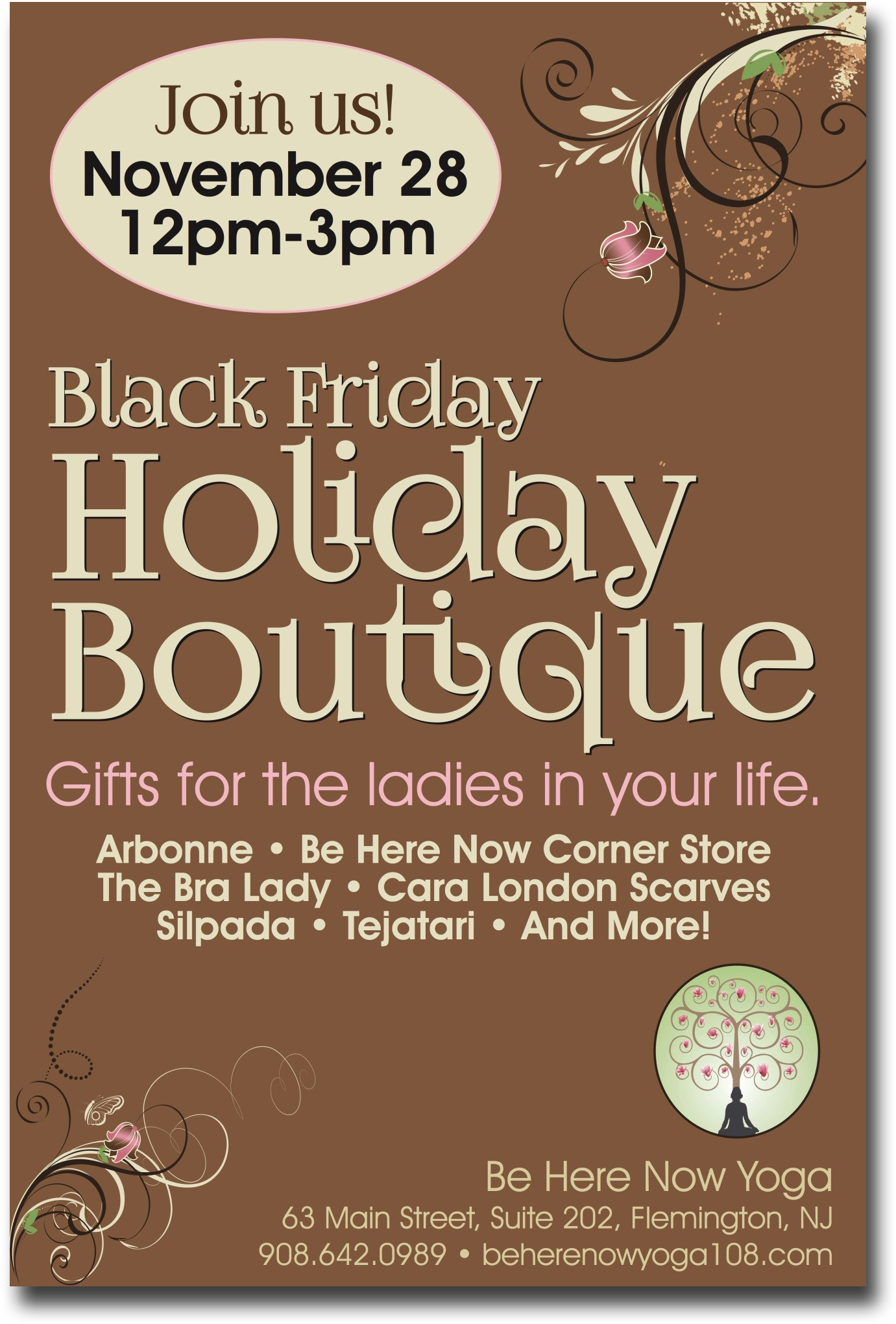 Bhny Holiday Boutique Flyer Shadow - Flyer (1540x2200), Png Download