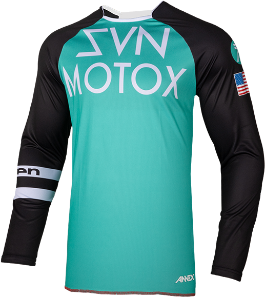 Youth Annex Force Jersey - Long-sleeved T-shirt (520x595), Png Download