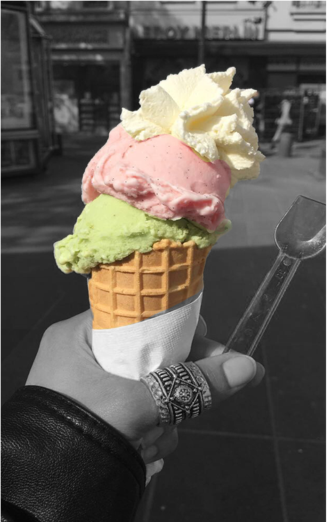 Icee - Ice Cream Cone (630x768), Png Download