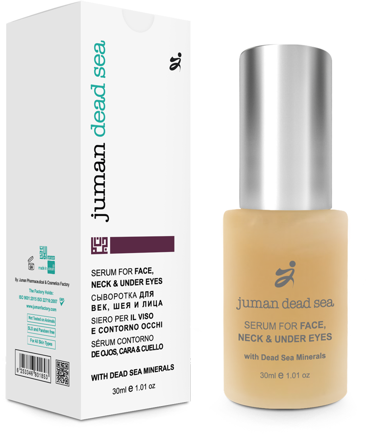 Serum For Face, Neck & Under Eyes With Dead Sea Minerals - Cosmetics (1000x1000), Png Download