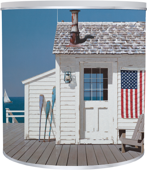 Salted Caramel Corn Tin - Cottage (792x594), Png Download