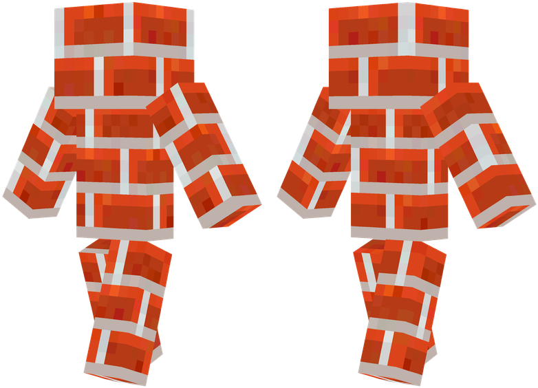 Brick - Obsidian Skin På Minecraft (804x576), Png Download