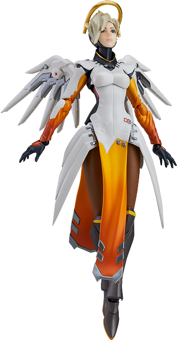 Figma Mercy Figma Mercy Figma Mercy Figma Mercy - Action Figure (410x795), Png Download