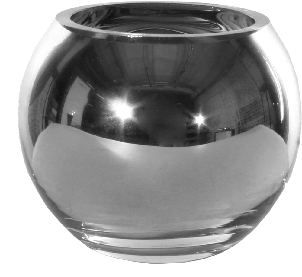 Vase Ball Silver - Vase (1000x918), Png Download