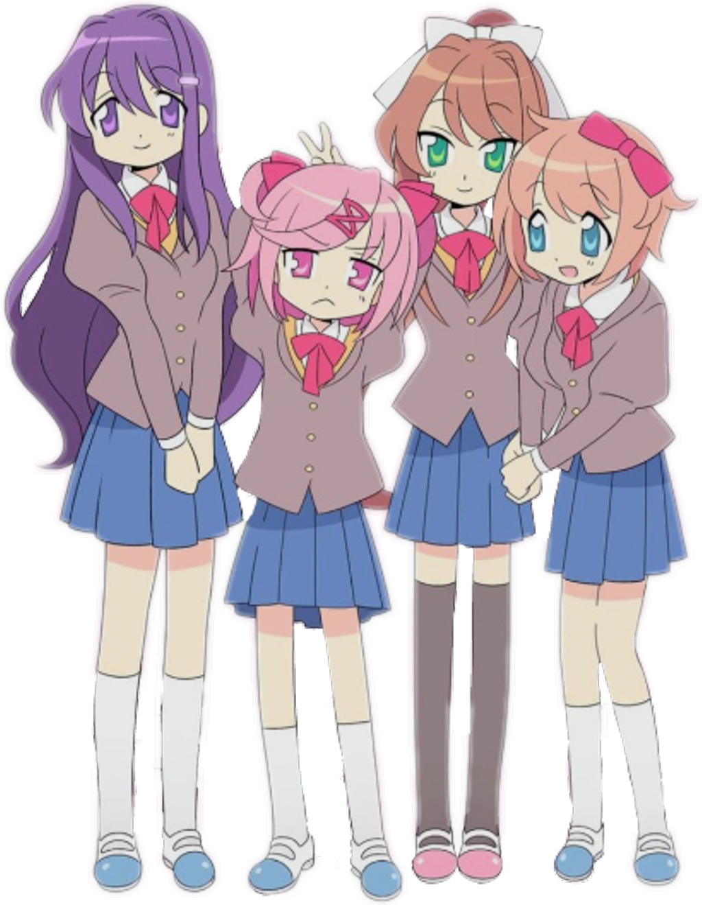 #natsuki #monika #yuri #sayori#sayori #dokidokiliteratureclub (1024x1319), Png Download