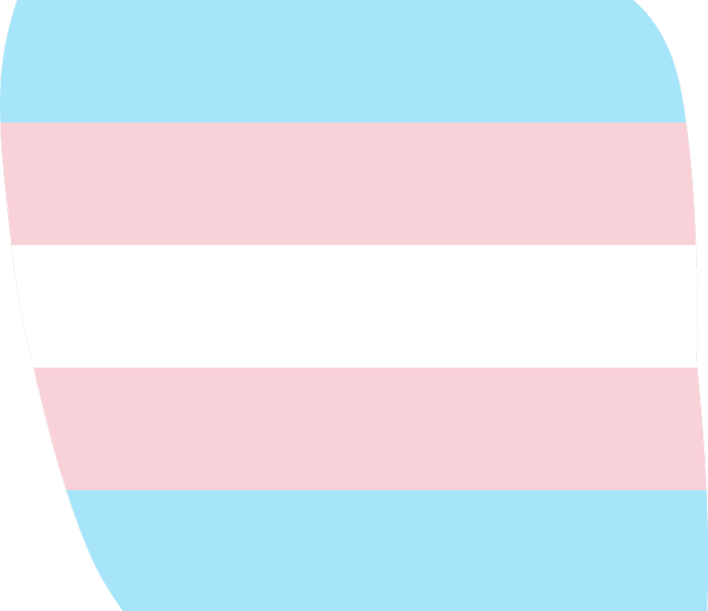 Transflag Sticker - Beige (1024x884), Png Download