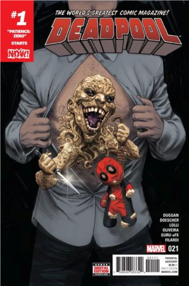 Купете Comics 2016-12 Deadpool - Marvel Patient Zero (950x950), Png Download