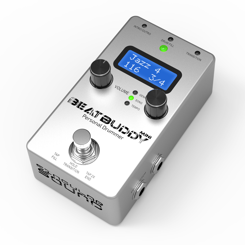 Beatbuddy Mini Guitar Pedal Drum Machine - Guitar Pedal Drum (800x800), Png Download