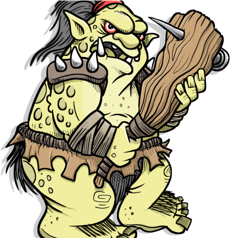 Creatures Clipart Troll - Cartoon (640x480), Png Download