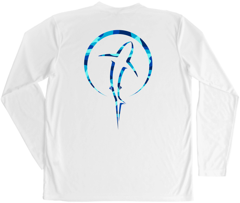 Shark Zen Performance Shirt - Crescent (813x728), Png Download