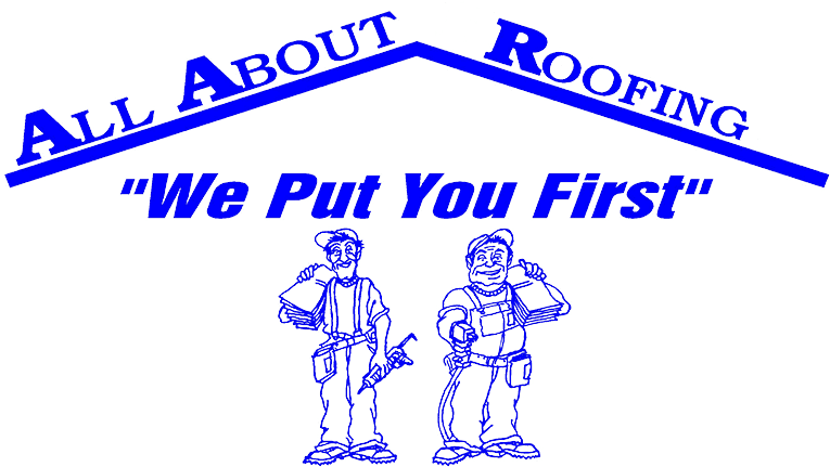 All About Roofing Logo - Illustration (800x442), Png Download