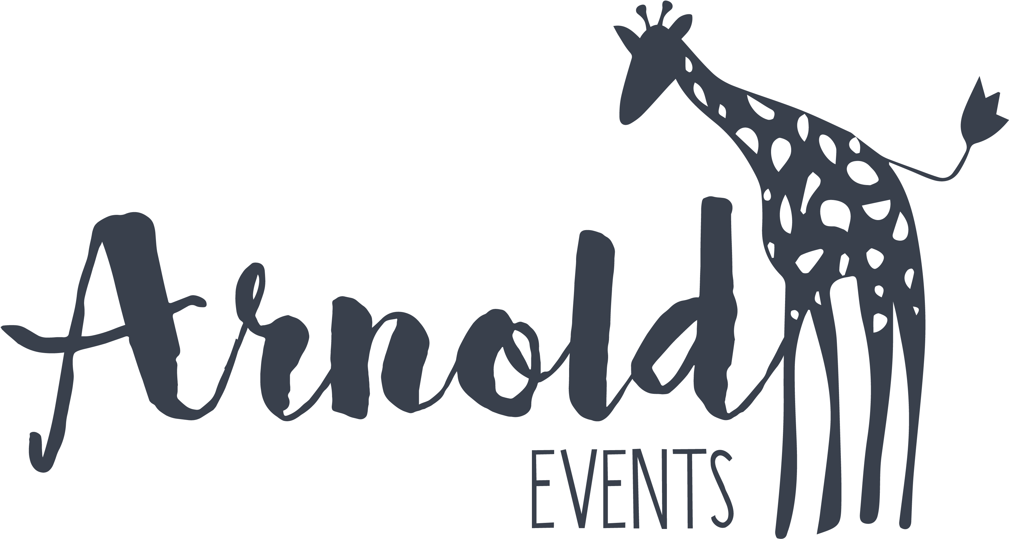 Arnold Events Logo Grey Png-01 - Event Styling Logo (3508x1962), Png Download