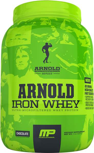 Arnold Schwarzenegger 100% Iron Whey - Arnold Schwarzenegger Iron Whey (600x600), Png Download