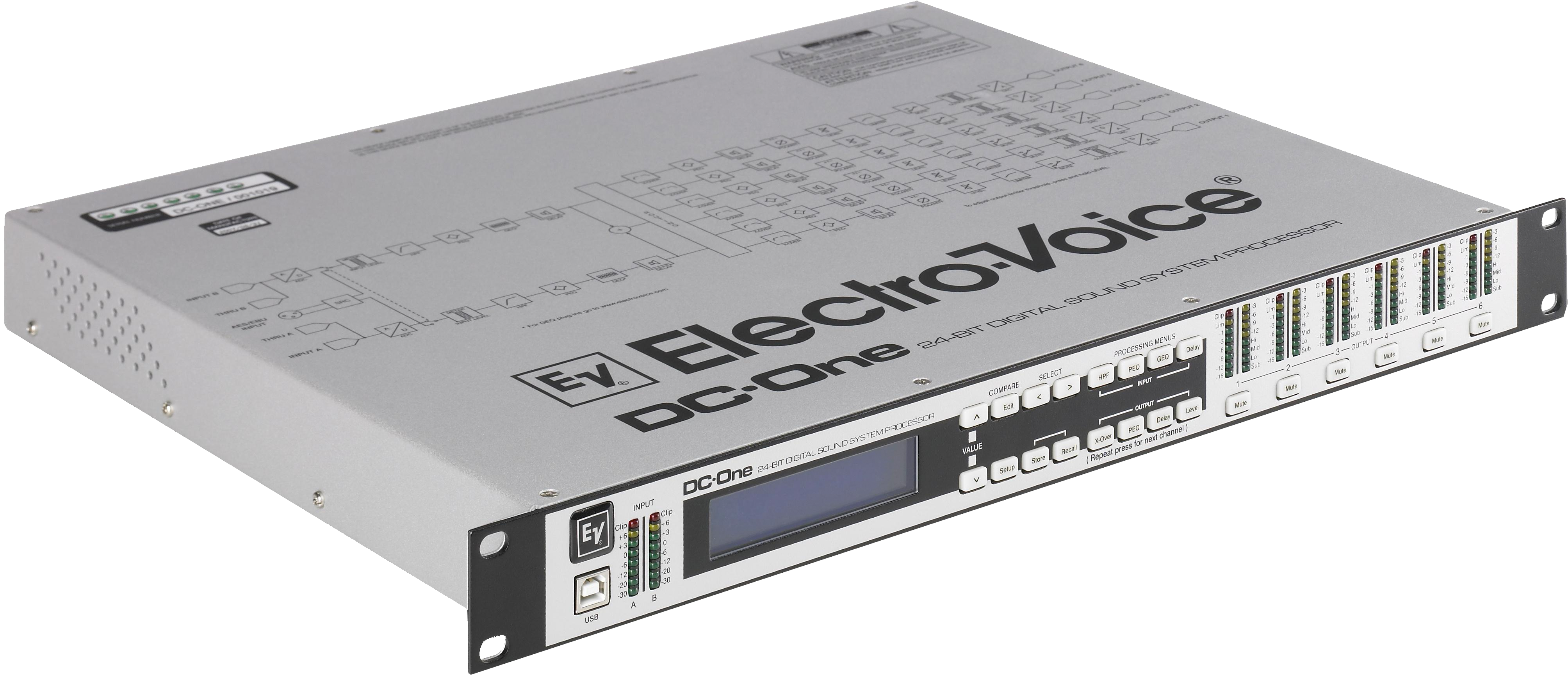 Dc-one Sound Processor (4215x1928), Png Download