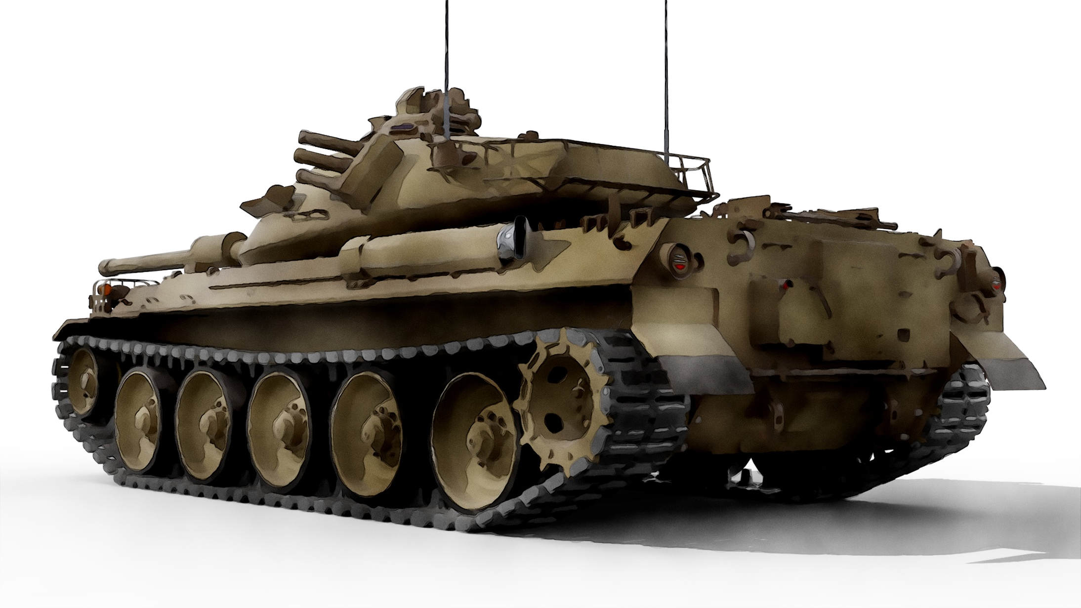 Churchill Tank Turret Artillery Self-propelled Gun - Churchill Tank (2188x1231), Png Download