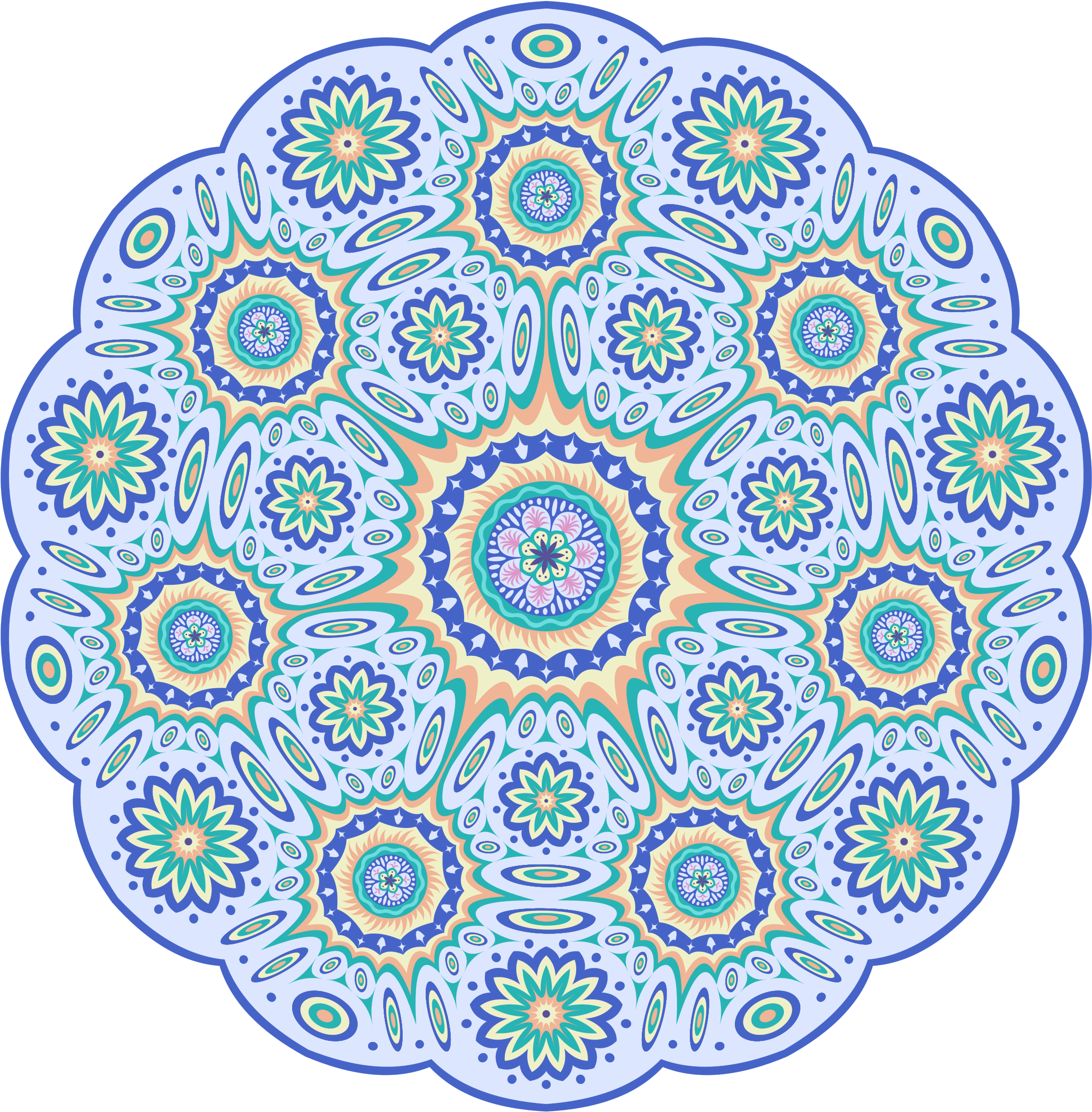 Clipart - Mandalas Clipart Png (2400x2400), Png Download