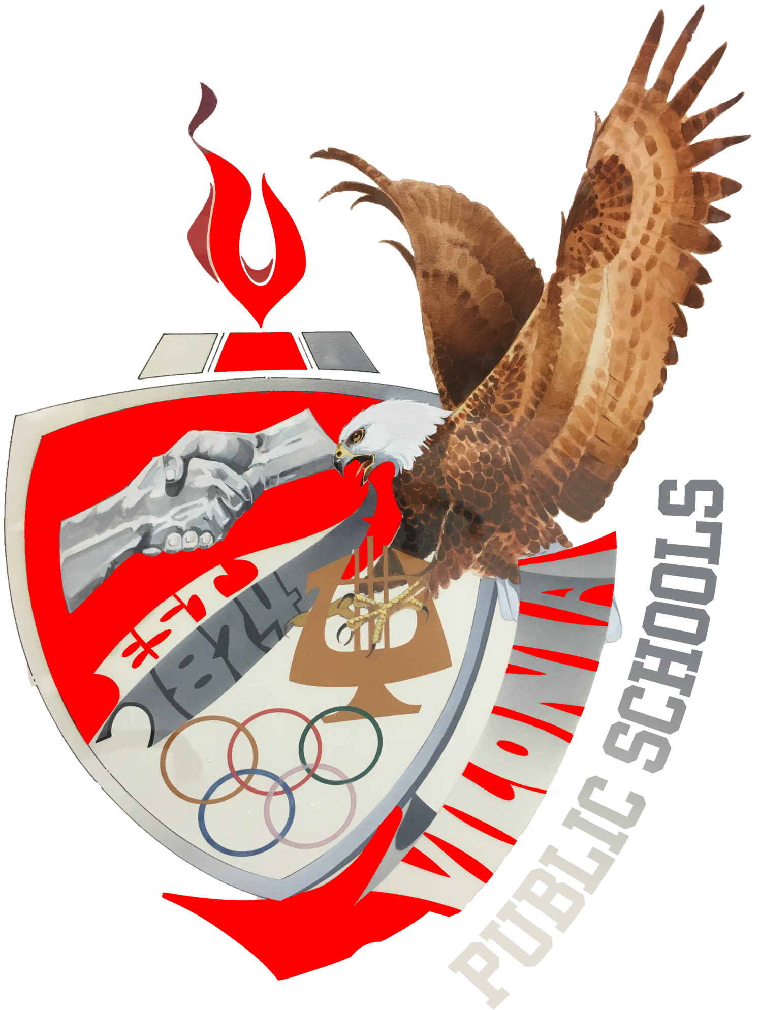 Vilonia Cheerleaders At Asu Jonesboro Cheer Camp - Eagle (1500x1996), Png Download