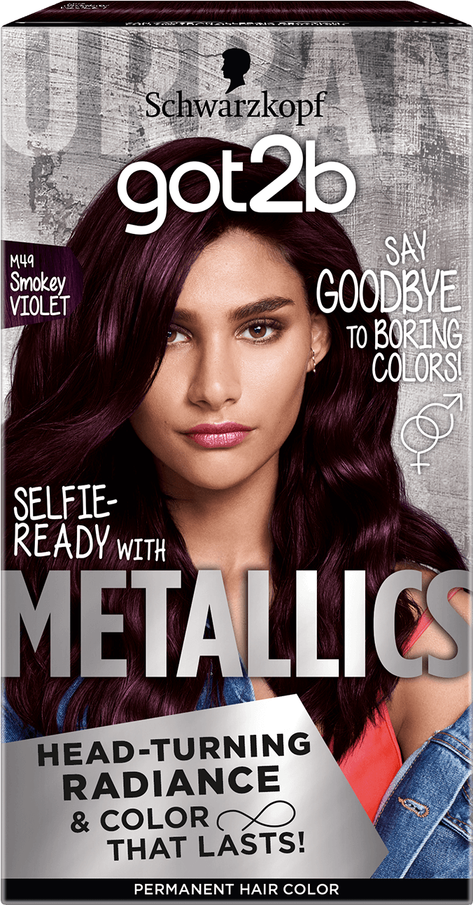 Got2b Color Com Metallics M49 Smokey Violet - Got2b Metallics Urban Mauve (970x1400), Png Download