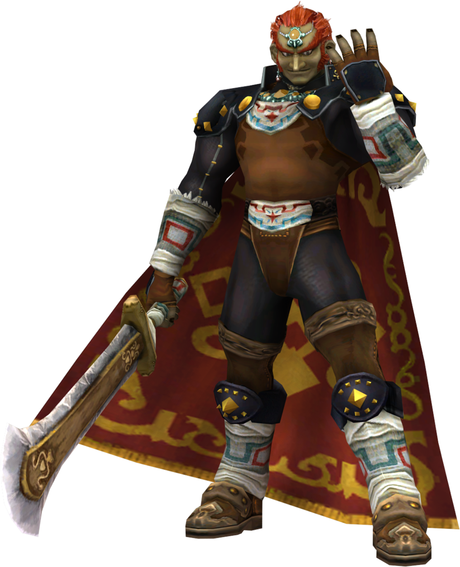 A - Ganondorf Ocarina Of Time 3ds (1024x1199), Png Download