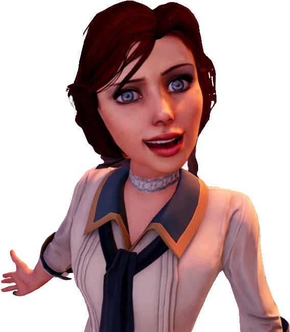 Bioshock - Elizabeth Waifu (586x684), Png Download