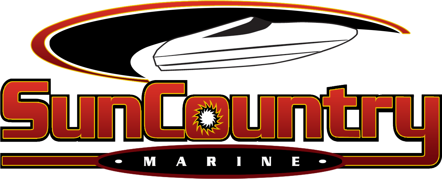 Sun Country Logo Png - Sun Country Marine (1595x675), Png Download