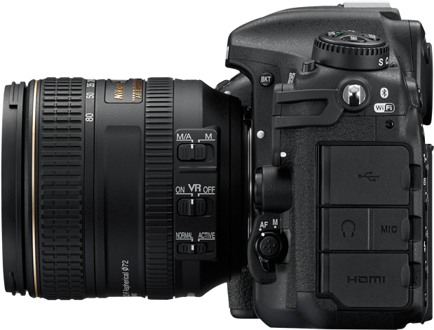 Nikon D500 Left - Nikon D500 Body (700x595), Png Download