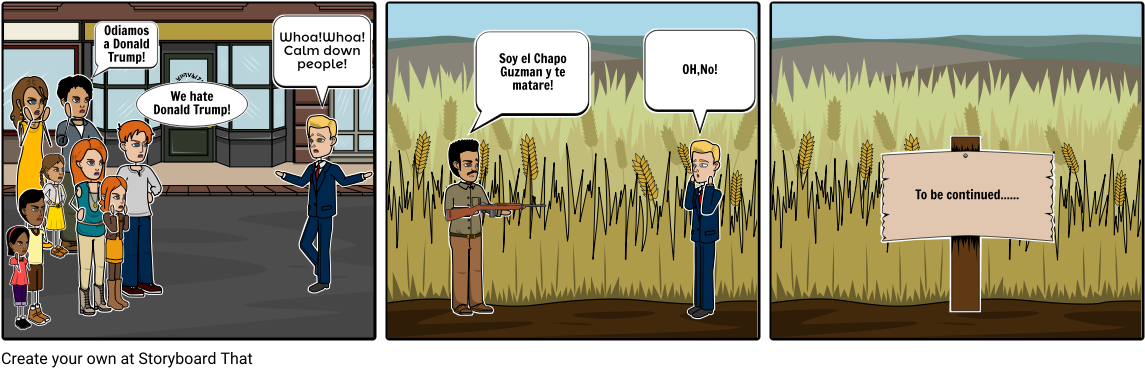 El Fin De Donald Trump - Cartoon (1164x385), Png Download