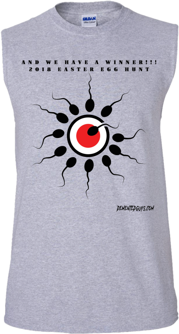 Winner Easter Egg Hunt Sleeveless T-shirt - Active Tank (1155x1155), Png Download