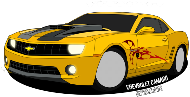 Camaro Clipart Chevy Silverado - Chevrolet Camaro Drawings (640x480), Png Download