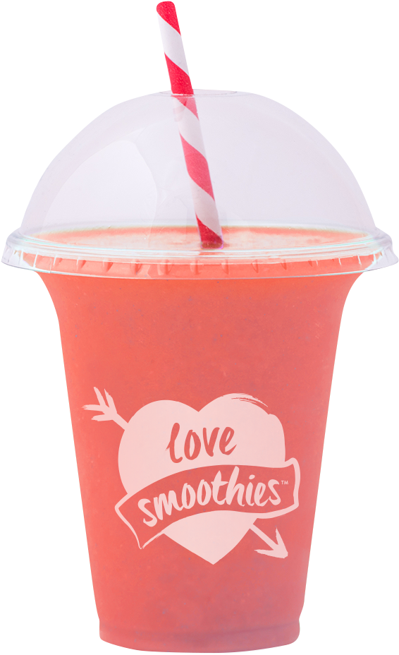 Love Smoothie Cup (1000x1000), Png Download